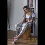 MyRealDolls Sandrine Skinny Sex Doll with realistic facial features, blonde hair, and detailed body in a lifelike pose.