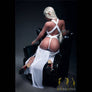 Scarlet Elf Archer sex doll by MyRealDolls, featuring detailed elf-inspired costume and realistic facial features.