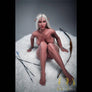 Realistic Scarlet Elf Archer sex doll by MyRealDolls featuring detailed elf costume, red hair, and lifelike features.