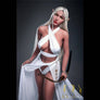 Realistic Scarlet Elf Archer sex doll by MyRealDolls featuring detailed facial features, elf ears, and an archer-themed costume.
