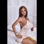 Scarlett red-head sex doll from MyRealDolls, realistic life-sized doll with detailed facial features and red hair.
