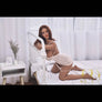 Scarlett red-head sex doll from MyRealDolls featuring realistic facial details and detailed body design.