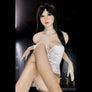 MyRealDolls Sofia Eurasian sex doll with realistic facial features and detailed body design, lying on a neutral background.
