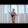 Ulrika Petite Sex Doll by MyRealDolls featuring realistic facial features, blonde hair, and a lifelike body pose.