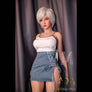 Tall busty Violette sex doll by MyRealDolls with realistic features and detailed facial expression, showcasing her lifelike appearance.