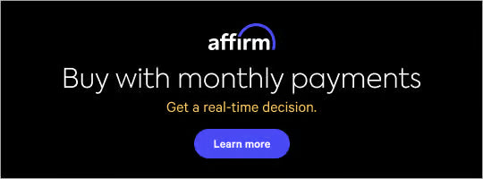 Buy Now, Pay Over Time with Affirm