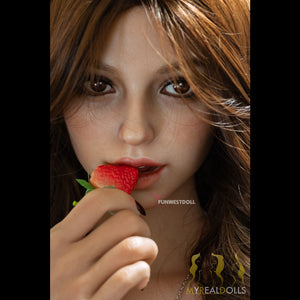 Realistic Candy Sex Doll from MyRealDolls, featuring detailed features and lifelike appearance for adult entertainment.