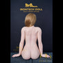 Beautiful Chrissy sex doll by MyRealDolls featuring realistic facial features, long hair, and detailed body design.